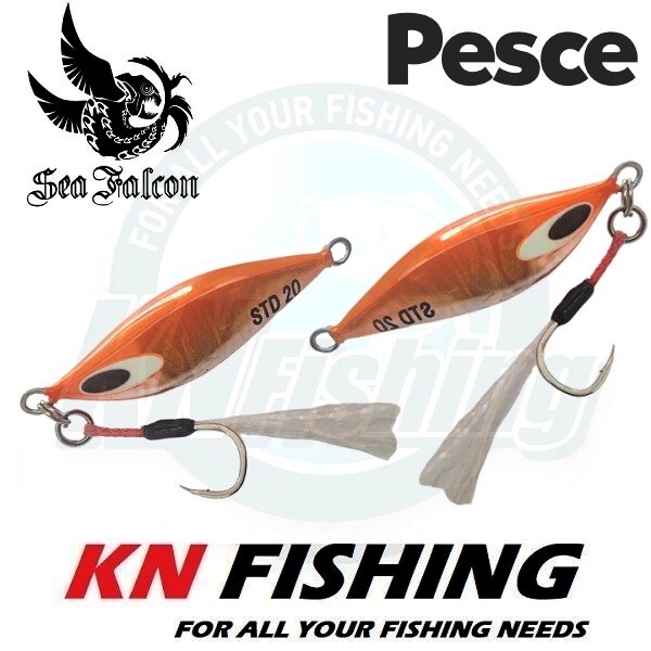 SEA FALCON PESCE HOLOGRAPHIC DEEP Shore Slow Jig Sea Fishing