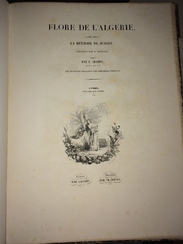 ALGÉRIE.BERBRUGGER.PROVINCE DE CONSTANTINE.RACES, MONNAIES, FLORE D'ALGÉRIE.1843 - Picture 11 of 12