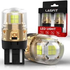 LASFIT 7443 7440 LED Back Up Reverse Light Bulbs 6000K Bright White for Ram 1500