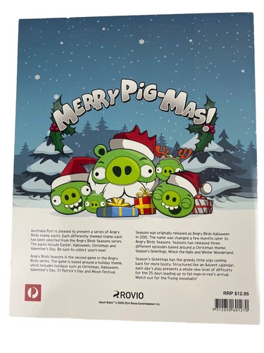 Angry Birds Season’s Greetings 2013 Australia Post Stamps - Picture 2 of 5