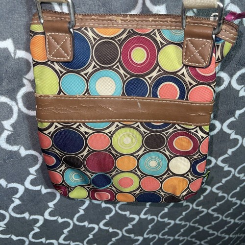 Lily Bloom Maggie Travel Bag Purse Satchel 10x8 Inches - Picture 4 of 7