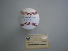  Moose Skowron Autographed Signed OML Baseball - Steiner