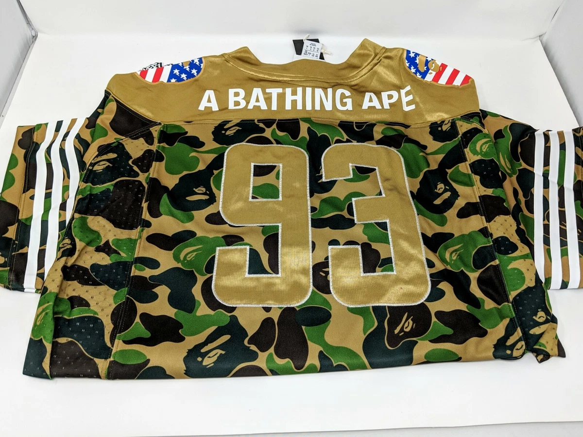 XL BAPE x adidas SB Jersey Green エイプ