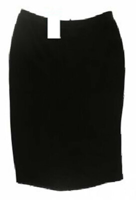Silk skirt black 42 Escada 100% silk crepe de chine skirt elegant festive 
