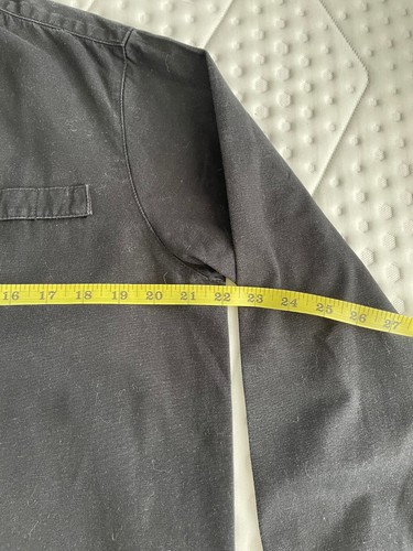 Westbeach Chore Shirt 22" P2P Heavy Cotton Black - Picture 3 of 5