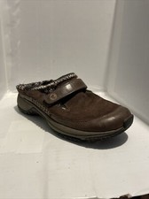 Merrell Encore Scoop Coffee Brown Womens Slip On Mules Shoes Sz 6Leather