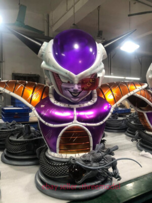 SD Studio 1/1 Dragon Ball Z Frieza Bust Painted Statue In Stock Led Light