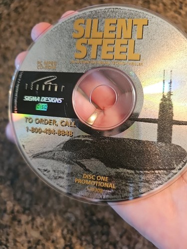 Silent Steel Tsunami-cd-Rom Disc one Promotional Untested - Picture 10 of 10