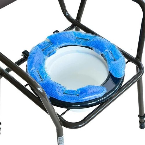 NRS Comfort Gel Toilet Seat Commode Cushion Pressure Relief disability