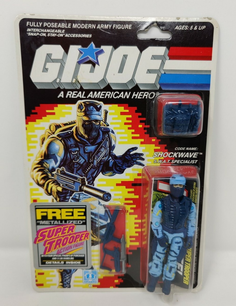 G.I. JOE SHOCKWAVE SEALED ARAH ACTION FIGURE HASBRO Rare