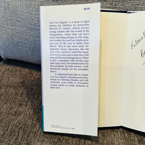 Can you imagine? Signed 1st ed H Hopfe C Daniels Rare Children's Fairy Tales - Zdjęcie 12 z 24