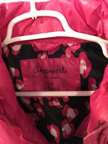 Girls Aeropostale 87 vest size L/g pink - Picture 5 of 7