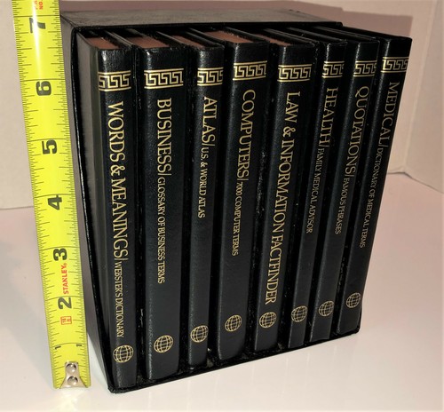 THE NEW LEXICON LIBRARY OF KNOWLEDGE Miniature Desktop Reference Set 8 HC Books - Imagen 4 de 8