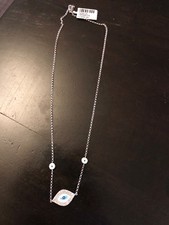 14k evil eye necklace