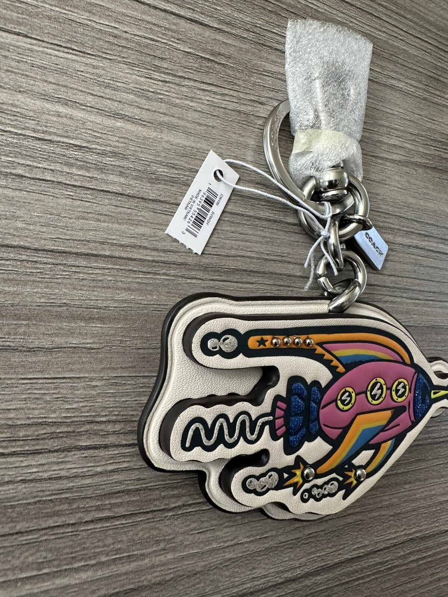 【COACH】コズミックコーチ ロケット バッグチャーム CW495 新作☆コズミック【COACH】ロケット バッグチャーム (Coach