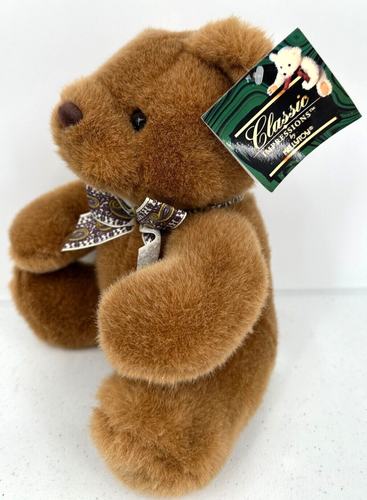 Peluche peluche pelliccia sintetica marrone Kellytoy Classic Impressions da collezione - Foto 3 di 14