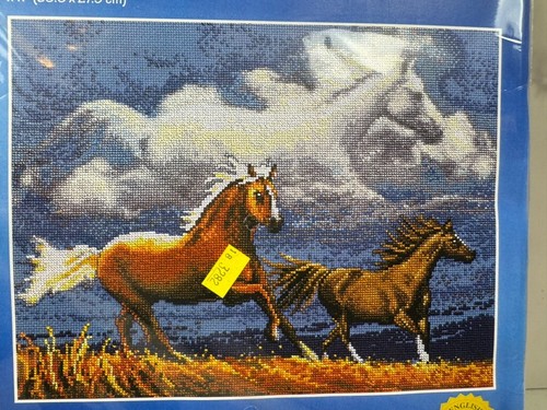 Janlynn "Spirit of the Horse" Vintage Kreuzstich-Set Neu 14"x11" #13-282 - Bild 2 von 4