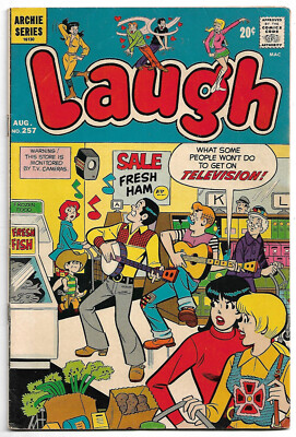 ARCHIE Bronze Age : Laugh #257 (Dan DeCarlo) Al Hartley (Bill Vigoda) 1972