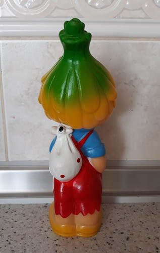 VIntage SOVIET RUBBER TOY BRIGHT CIPOLLINO character of the tale by Rodari 058 - Picture 3 of 5