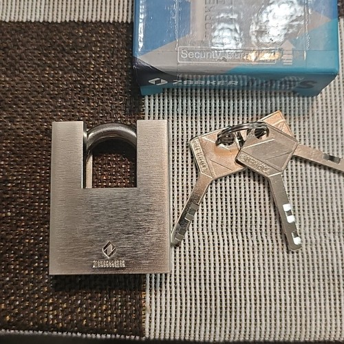 Zarker J45S keyed Padlock, Heavy Duty Stainless Steel Shackle Lock Waterproof - Picture 11 of 11