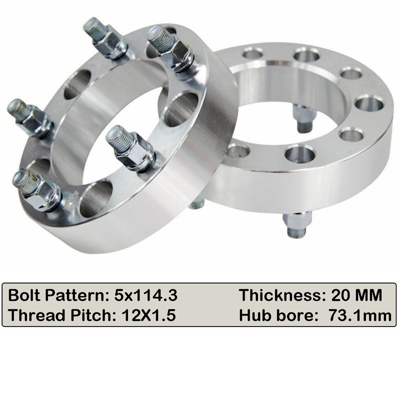 Entretoise de roue 5x114.3 pour monter de nouvelles jantes sur Mazda et Toyota
