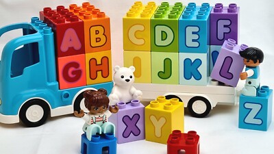Alphabet Train Duplo Letter Blocks Alphabet Amazon Duplo LEGO