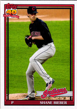 2021 Topps Archives Baseball #183 - Shane Bieber - Cleveland Indians