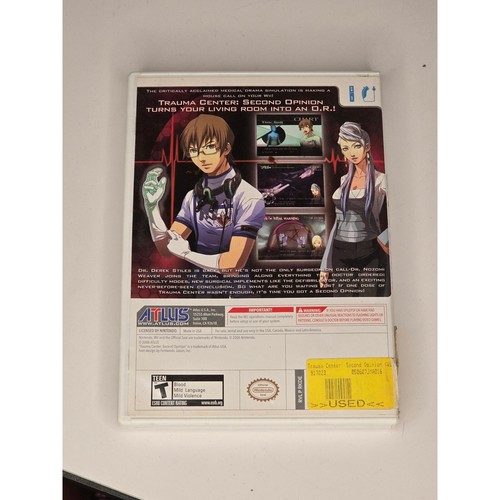 Nintendo Wii Trauma Center Second Opinion CIB Videospiel getestet funktioniert - Bild 4 von 4