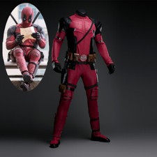 NEW Deadpool outfit Wade Wilson Costume Cosplay Halloween Suit