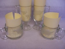 TASSES VINTAGE NESCAFE NESTLE WORLD x 4 et TASSES IRLANDAISES X 2, CLAIRES, LOOK NEUVES, GRAVÉES