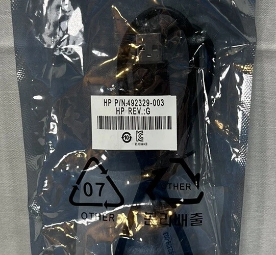 HP DISPLAYPORT TO DUAL LINK DVI ADAPTER NR078AA 492329-003 Brand New! - Image 2 of 3