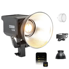 LED Continuous Video Light Colbor CL100 100W 2700-6500K CRI 97 for Video Studio
