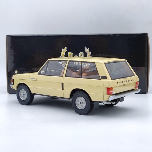 BOS 1/18 1970 LAND ROVER RANGE ROVER Suffix A beige BOS166 Resin Model Limited - Picture 3 of 8