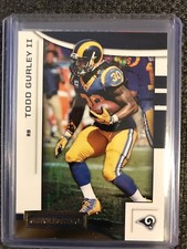 2018 Panini Rookies & Stars Todd Gurley II Gold Base 7/10 Rams