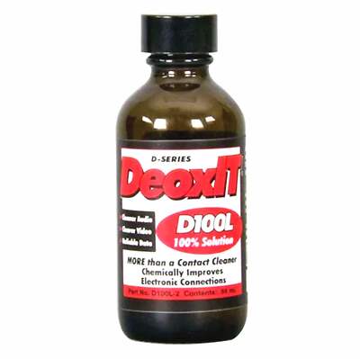 DeoxIT  D100L D-Series Liquid, 100% solution, 59 ml,