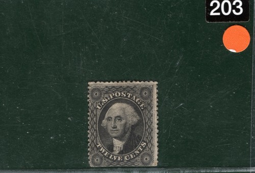 USA Classic Stamp Scott.36 12c Washington (1857) Mint MNG Cat $575 ORANGE203 - Picture 6 of 6
