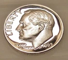 1963 Gem CAMEO  Proof Dime 90% Silver OUTSTANDING  ORIGINAL LUSTER  #623 ~ 4
