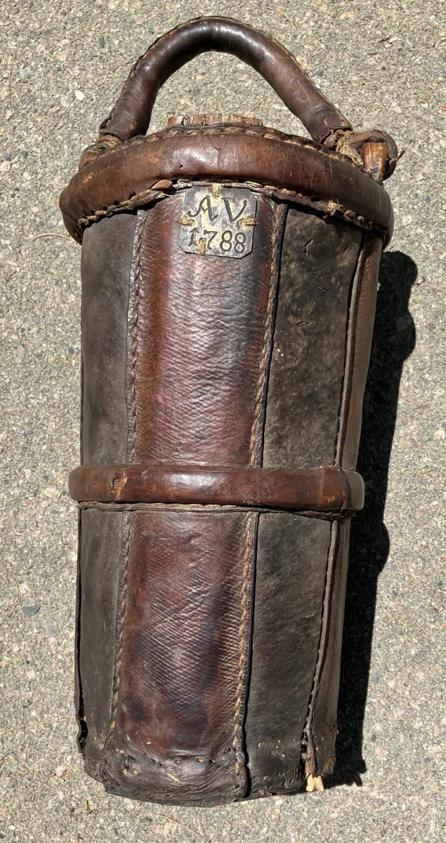 Antique Leather Fire Bucket In other Firefighting & Rescue