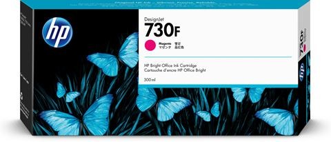 Cartouche HP 730F DesignJet magenta 300 ml pour des tracés parfaits