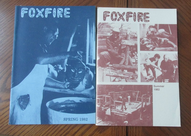 Vintage Foxfire Magazines Spring 1982  Vol 16 # 1 & Summer 1982 Vol 16 #2
