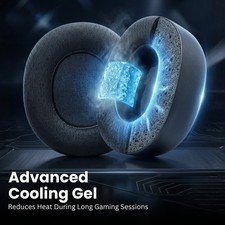 Lada Sounds Cooling Gel Ear Pads for SteelSeries Arctis Nova Pro Gaming Headset