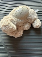 Cloud b Tan Puppy Plush Night Light Star Moon Projector Tested Works