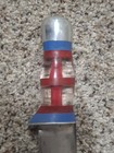 Large Vintage Handmade Knife Carbon Steel Blade 7" Composit Aluminum Plastic  — photo 5