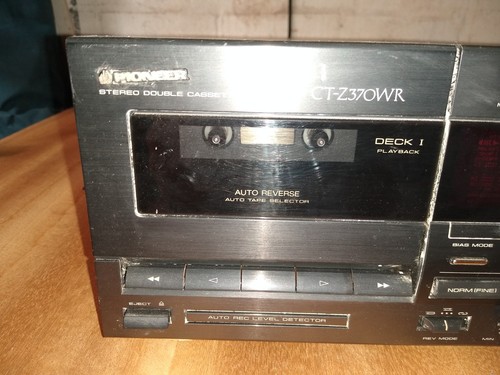 PIONEER CT-Z370WR Double Cassette Deck Auto Reverse - Picture 2 of 4