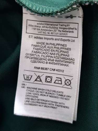 Adidas Originals Olympic Tracksuit Jacket Mens Trefoil Green Zip Up Size XL - Picture 16 of 19
