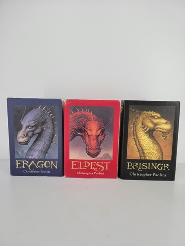3 Book Set Of Hardcover Eragon Eldest and Brisingr by Christopher Paolini