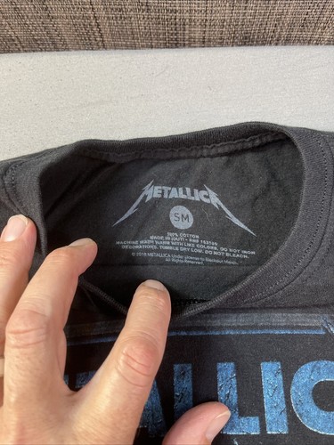 Metallica Their Money Tips Her Scales Again T-Shirt - Black - Small - Picture 2 of 5