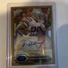 2023 Topps Chrome Gold Autograph DeMarco Murray /50 Dallas Cowboys