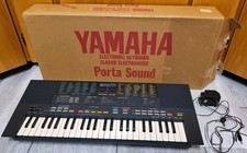 Yamaha PortaSound PSS-480 Digital Synthesizer Keyboard + Box Manual WORKS Clean