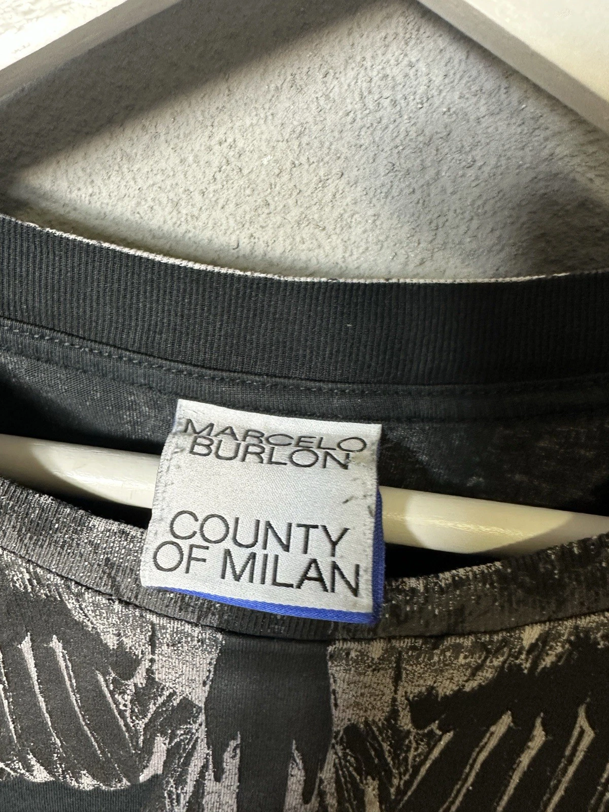 T shirt Marcelo Burlon Contea di Milano ali nere taglia large